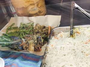 Dishes at Pong Tian Vegetarian  in Central Singapore