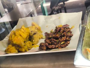 Dishes at Pong Tian Vegetarian  in Central Singapore