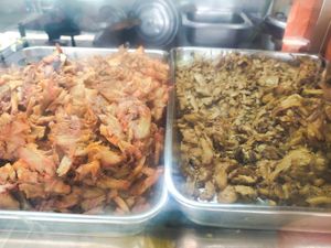 Dishes at Pong Tian Vegetarian  in Central Singapore