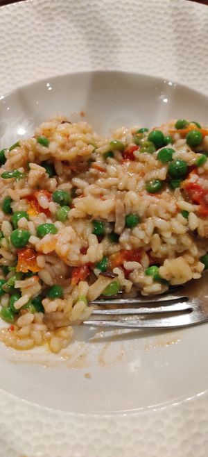 Mushroom risotto, was really great! at The Winery in Burton Upon Trent