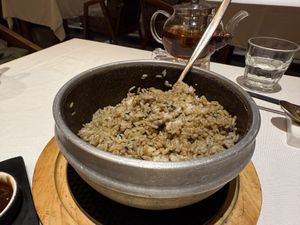 Mushroom fried ricee  at WUJIE 大蔬无界 in Suzhou