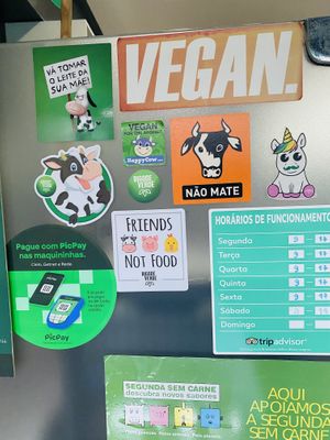 Go vegan  at Bigode Verde in Recife