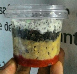 Overnight oats gluten free at Bigode Verde in Recife