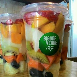 Fruit salad at Bigode Verde in Recife