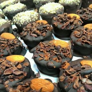 Raw cocoa fudge at Bigode Verde in Recife