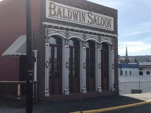 Facade at Baldwin Saloon in The Dalles