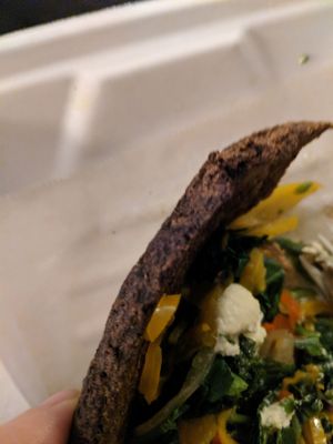 burnt and bitter :-( at Vgan Kitchen in Miami