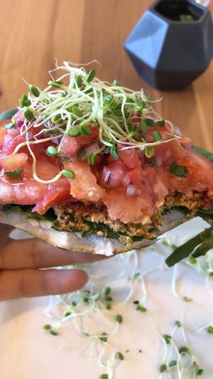 Best raw vegan burger I have ever had  at Vgan Kitchen in Miami