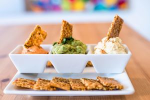 Flax Crackers at Vgan Kitchen in Miami