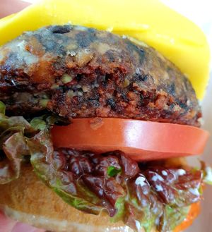 multigrain burger at Soiroum in Seoul