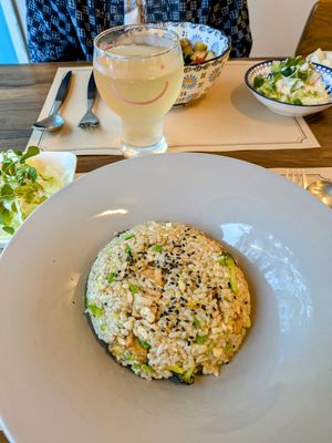 Fried rice with tempeh at Soiroum in Seoul