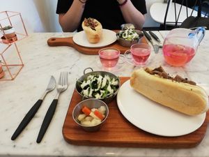 Soy meat sandwich at Soiroum in Seoul