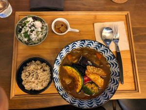 Curry soup!  at Soiroum in Seoul