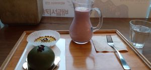 dessert at Soiroum in Seoul
