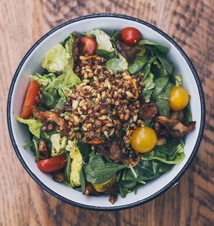 Farmer's Basket Green Salad at Bareburger in Chicago