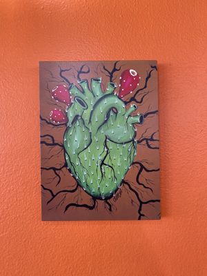 Con un Carazón de Cactus at El Cocinero Restaurant in Van Nuys