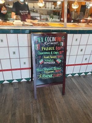 specials at El Cocinero Restaurant in Van Nuys