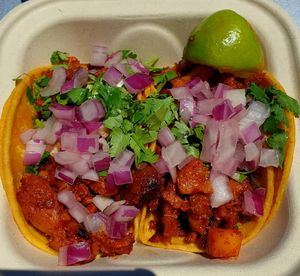 still the best... al pastor x 2 at El Cocinero Restaurant in Van Nuys