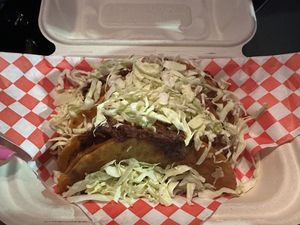 3 quesabirria tacos  at El Cocinero Restaurant in Van Nuys