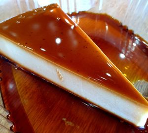 flan at El Cocinero Restaurant in Van Nuys