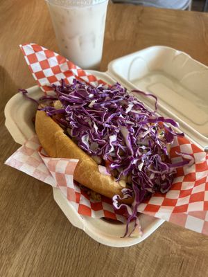 Chickn torta  at El Cocinero Restaurant in Van Nuys