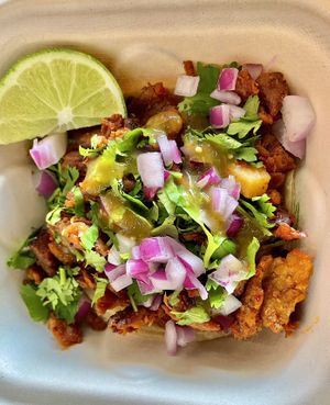 Al pastor taco✨delicious   at El Cocinero Restaurant in Van Nuys