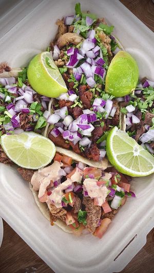 5 delicious tacos! 🌮   at El Cocinero Restaurant in Van Nuys