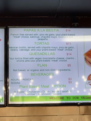 Menu 2 at El Cocinero Restaurant in Van Nuys