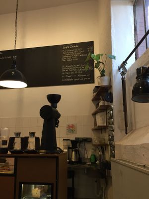 Inside  at Hermetic Coffee Roasters in Hamburg