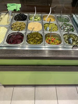 Fillings at Avanti Kumpir & Falafel in Hamburg