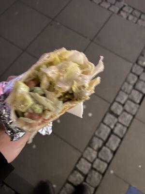 Exactly at Avanti Kumpir & Falafel in Hamburg