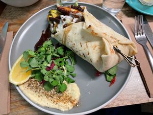 Vegan shawarma  at Hunter in Rye