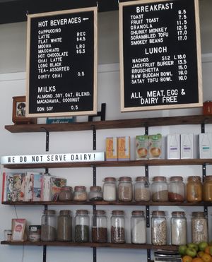 Behind the front counter at Hunter in Rye