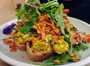 Scrambled tofu at Hunter in Rye