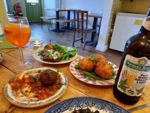 Italian night was fabulous . at Crocus Cafe in Nottingham