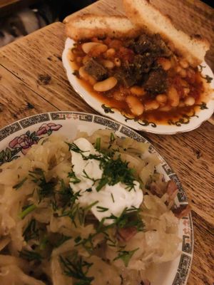 From the special Polish menu  at Crocus Cafe in Nottingham