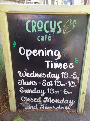  at Crocus Cafe in Nottingham