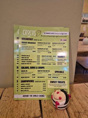  at Crocus Cafe in Nottingham