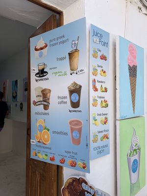 The menu at Royo in Rhodes