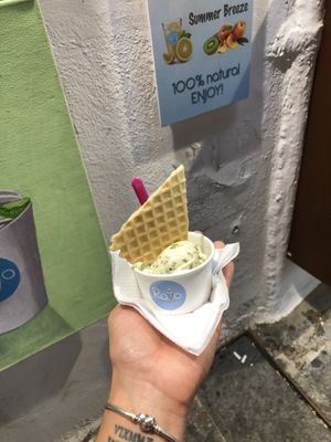 Pistachio Ice Cream at Royo in Rhodes