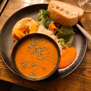 Vegan plater  at Salka Valka in Reykjavik