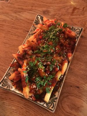 Wooju chips (spicy)  at Wee Buddha in Edinburgh