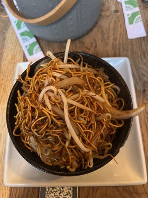 Courgette noods   at Wee Buddha in Edinburgh