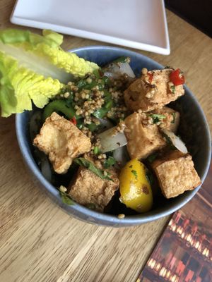 Crispy tofu  at Wee Buddha in Edinburgh