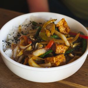 Stir fry at Wee Buddha in Edinburgh