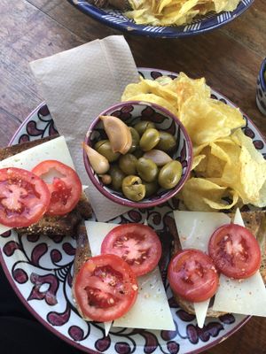 Toast manchego  at Lior's Kitchen at Tierra Verde in South West London