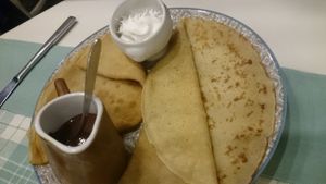 Pancake chocolat at T&Ko in Leuven