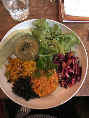 Lunch at Sol Semilla at Vegan Food Tours Paris in Paris
