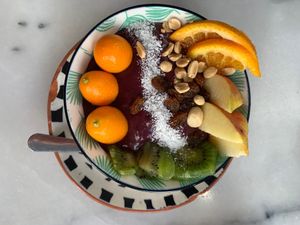 Açaí bowl  at Vegan Food Tours Paris in Paris