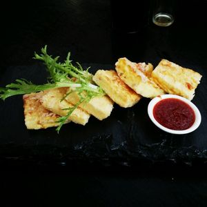 Soya fritter, contains eggs  at Su Shi Restaurant in Xiamen